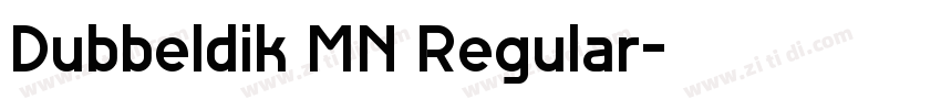 Dubbeldik MN Regular字体转换